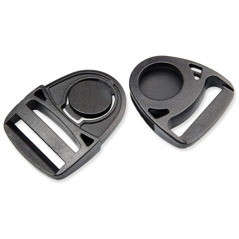 BESPORTBLE 50pcs Rotary Safety Buckles for Backpacking - Durable Multifunctional