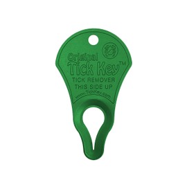The Original Tick Key - Tick Detaching Device - Portable, Safe and Highly Effective Tick Detaching Tool (Green)