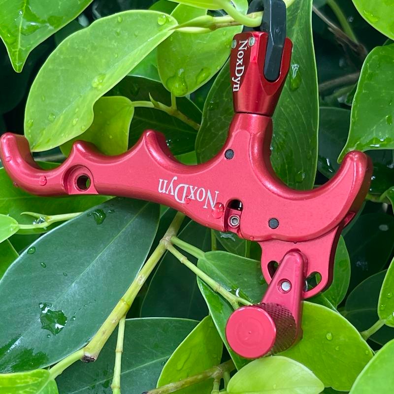 NoxDyn 4-finger Thumb Release 360° Rotatable Bow Release for Compound