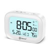 Geevon Small Travel Alarm Clock, Digital Alarm Clocks for Bedrooms