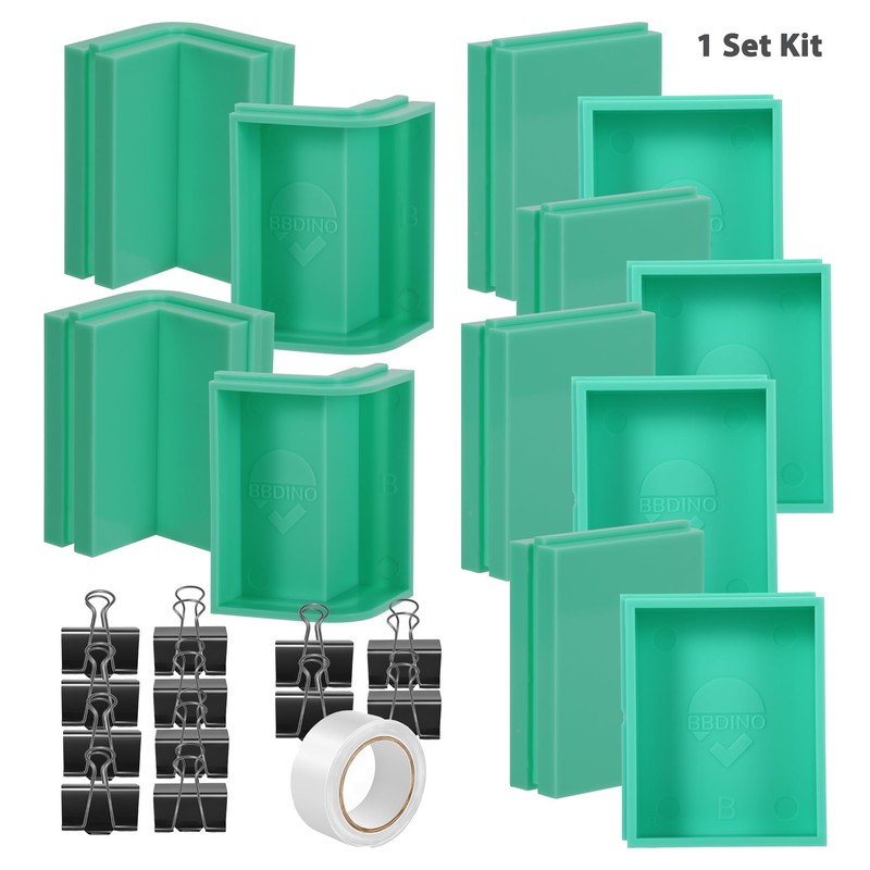 BBDINO Adjustable Mold Housing Kit for Silicone Molds Making -