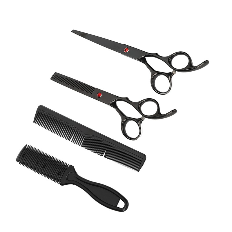Hair Cutting Scissors Set with Straight Shear and Thinning Shear