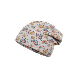 Sterntaler Baby Girl Beanie Hat Rainbows, multicoloured