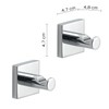 Gedy Manila Clothes Rack Chrome 304 Stainless Steel Cromall and