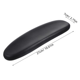 SEWACC 1 paio di cuscinetti per braccioli di ricambio per sedie da ufficio, universali, ergonomici per sedie da gioco e da scrivania, il colore della base e delle viti è casuale.