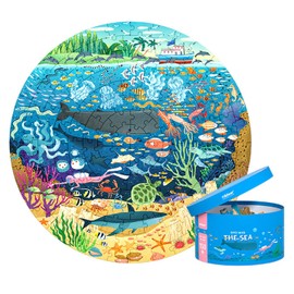 Jigsaw Puzzles for Kids Age 5+, Mideer Puzzle 150 Pieces Floor Puzzles, Educational Learning Toys for Children, Teens, Boys and Girls (Sea)