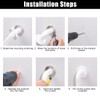 Bath Grab Rails for Elderly Anti Slip Shower Wall Grip