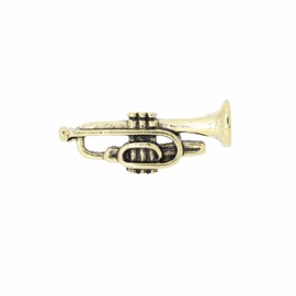 Jim Clift Design Trumpet Gold Lapel Pin - 1 Count