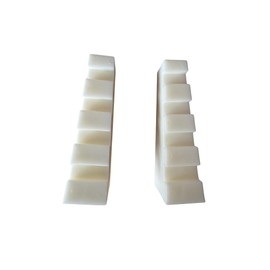 Waimea Tool Company Made in the USA: Plier Jaw Covers for Long Nose Vise Grip with Notched Design, American Made High Impact Nylon, Non-Marring Protection., Natural White, WAINYL9