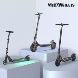 Megawheels Adults & Kids Long Rang Electric Scooter Folding Safe Urban Commuter E-scooter - S10, 5.2Ah