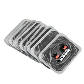 Akozon 10pcs 80x120mm Natural Rubber Puncture Puncture Repair Patches Tubeless Patches for Motorcycles and Cars