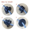 Sactulaz Wall Bushing Grommet for Starlink Dishy Router Ethernet adapter