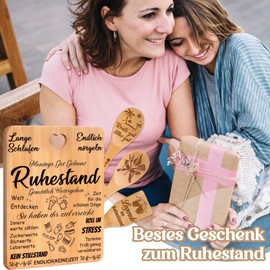 Retirement Gift, Retirement Gift for Women, Men, Bamboo Chopping Board Set, Funny Gifts, Retirement Gift, Retirement Gift, Colleague, Retiree, Women, Men