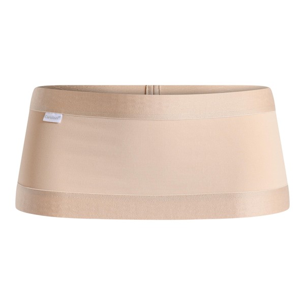Corsinel Abdominal Bandage for Stoma, Parastomal Hernia, Umbilical & Inguinal Hernia, Relieving for More Mobility, Elastic Abdominal Bandage for Optimal Fit & Smooth Body Contours, 15 cm High, Beige,