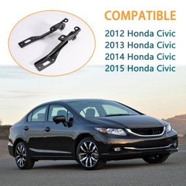Fancemot Front Hood Hinges Compatible with Honda Civic 9th Gen 2012-2015, Left Driver Side & Right Passenger Side Hood Hinges, OE# HO1236127 HO1236128