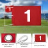 KINGTOP Golf Flag 20x14 Inch - Red# 1, 420D Nylon,