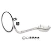 SCITOO Truck Hood Mirror Chrome Door Mounted fit for For
