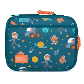 Simple Modern Blippi Kids Lunch Box for School | Reusable Insulated Lunch Bag for Toddler, Girl, and Boy | Meal Containers with Exterior & Interior Pockets | Hadley Collection | Blippi Space