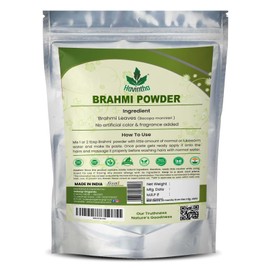 Havintha Natural Brahmi Powder for Hair Growth and Scalp Treatment 8oz
