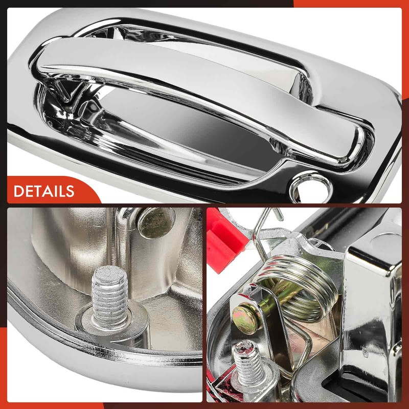 A-Premium - Tailgate Handle with Bezel & Front Exterior Door