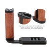 Universal L Shaped Quick Release Wooden Side Handle Stabilizer Quick