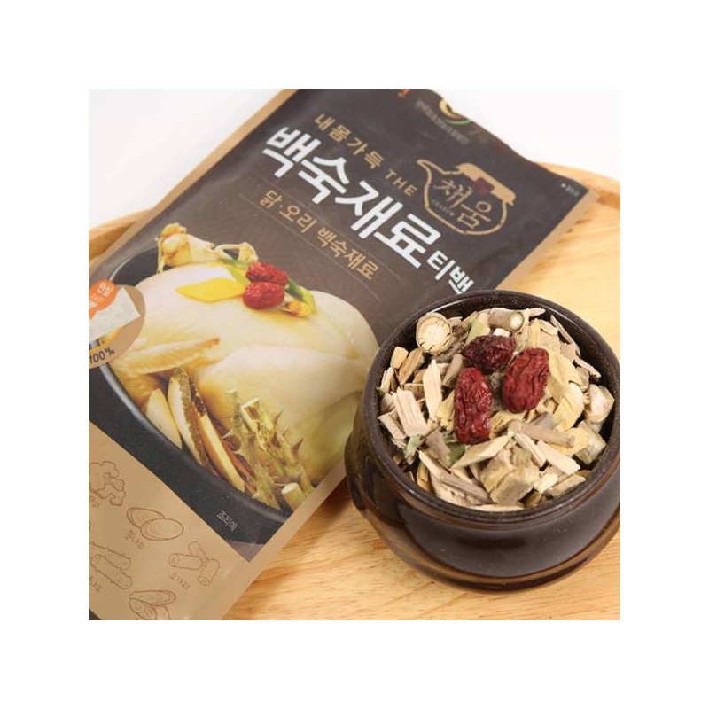삼계탕 재료 백숙재료 오리백숙 한약재 티백 국내산 100g 6개 Samgyetang