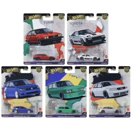 HOT WHEELS WORLD TOUR CAR CULTURE PREMIUM 5 CAR FULL SET 2024