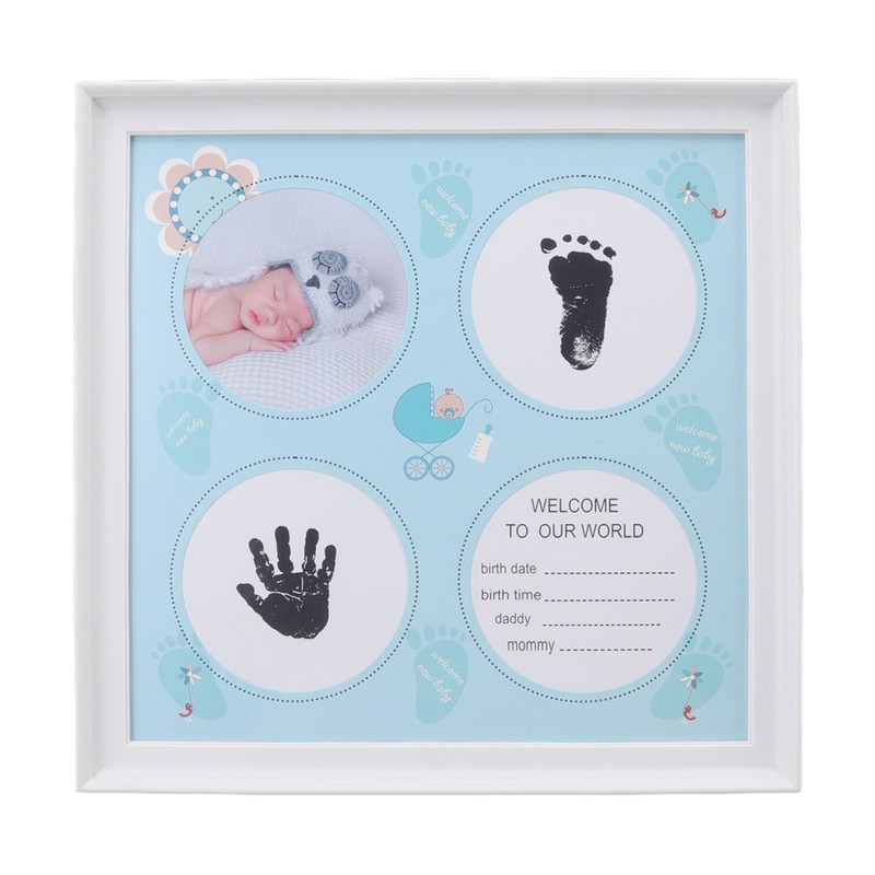 Baby Handprint Footprint Kit for Newborn Boys Girls Wear Resistant
