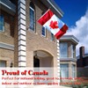 Canada Flag 2Pack 3x5 ft, Canadian Flag 100% Polyester Lightweight,