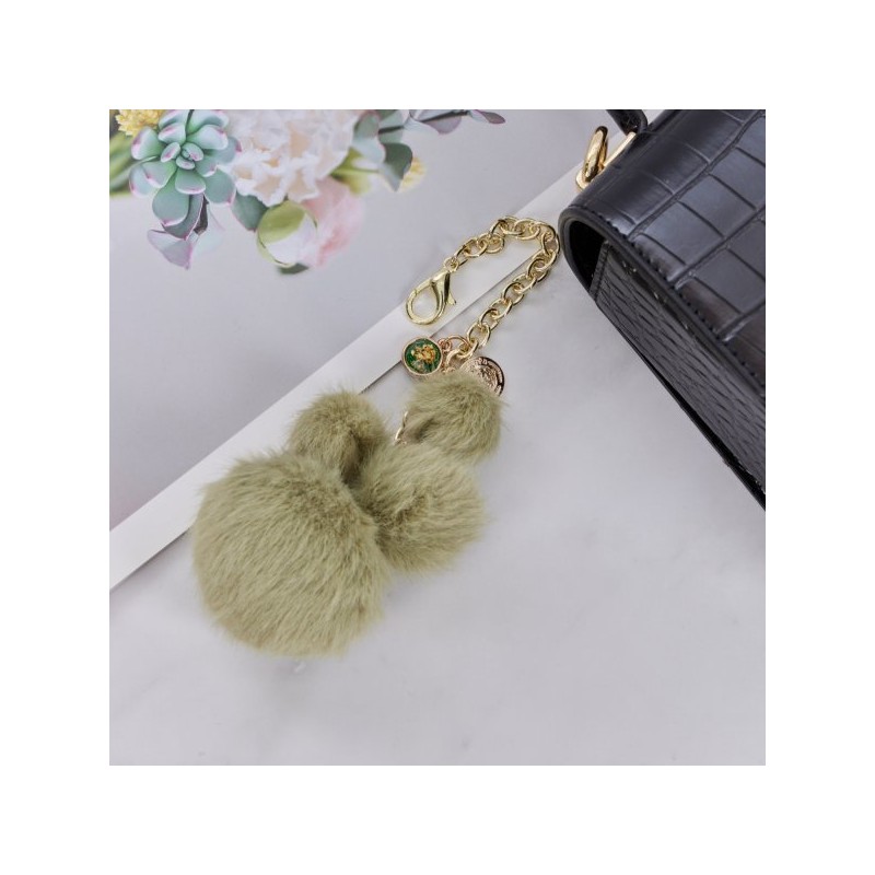 Lala 마이아 퍼 참장식 B (꽃파우치 증정) (MAIA-ACC133) Maia Fur