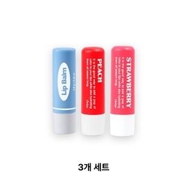 Orix Color Lip Balm 3-Piece Set Lip Moisturizing Lip Cream Lip Balm Tint / 오릭스컬러립밥3종세트 입술보습 립크림 립밥 틴트