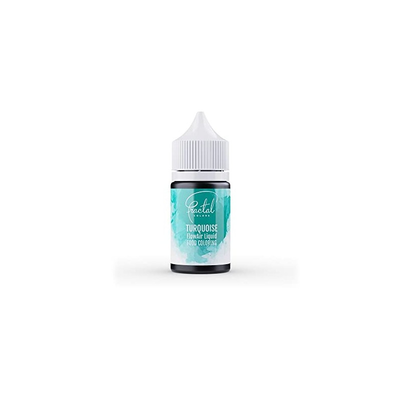 Fractal Colours FlowAir Airbrush Liquid Food Colouring 30ml White Snow