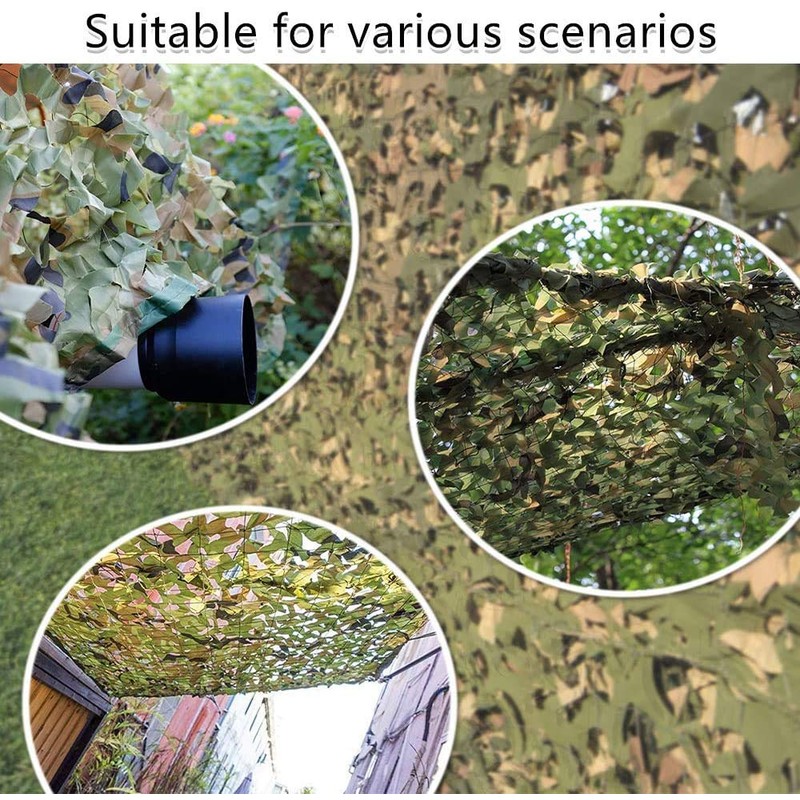 Sposuit Camo Net, Vehicle Camouflage Netting, 10 x 10ft- Burlap