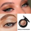 Shimmer Eyeshadow Single,Pressed Fine Powder Eyeshadow,High Pigment Gold Brown eye