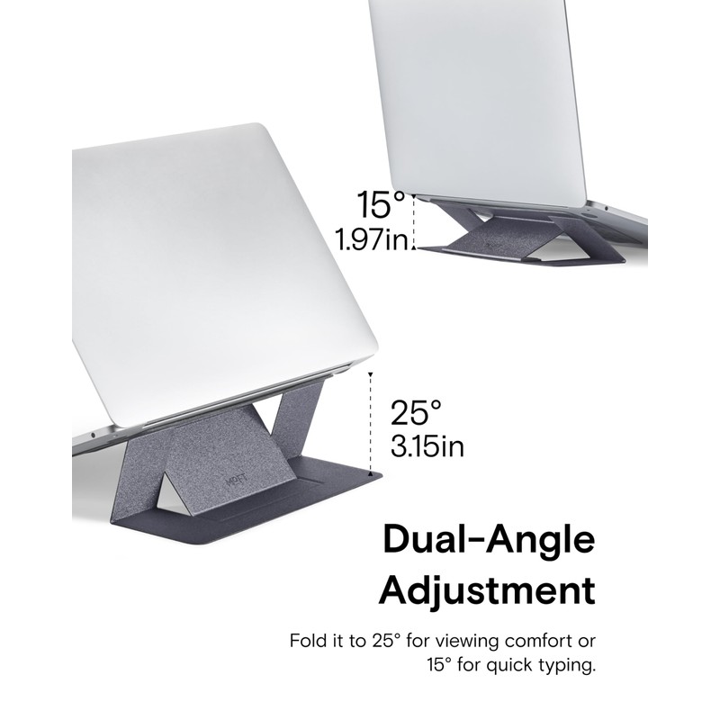 MOFT Laptop Stand for Desk, Adhesive MacBook Computer Stand with