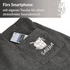 Lashuma Saunakilt Men's Grey Terry Cloth Lillby Sauna Towel with