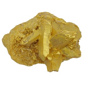 Harmonize Shiny Golden Selenite Crystals Cluster Reiki Healing Home Spirit Energies Generator Stone