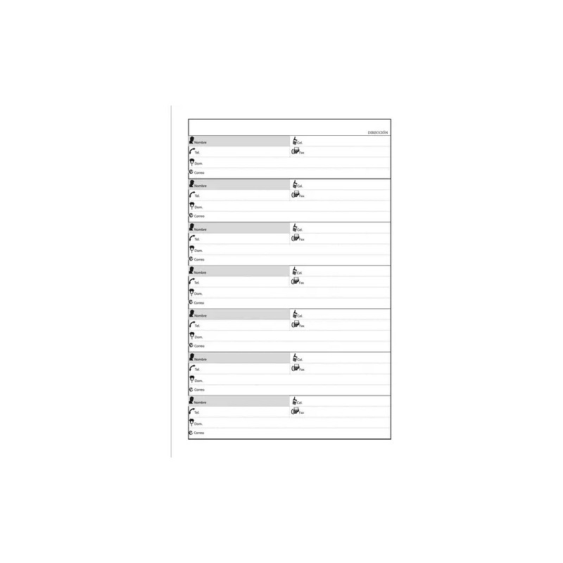 Agenda Diaria, Cuaderno De Raya, Planificador Sin Fechas.