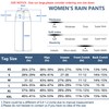 Little Donkey Andy Women's Waterproof Rain Pants Breathable Lightweight Rainproof