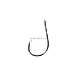 Octopus Circle Hook in-Line Pt. 4 x Strong Tackle, Straight Eye, Size: (6 Pack) NS Black
