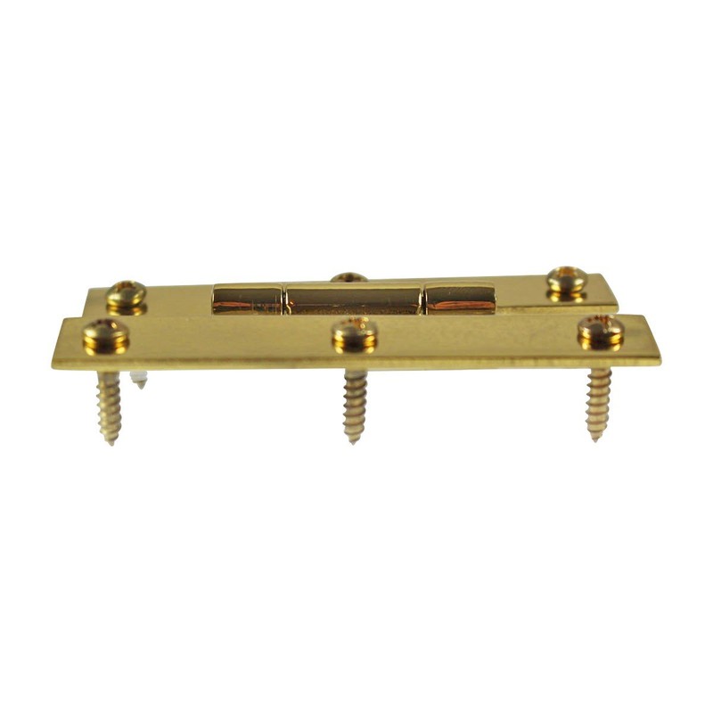 Renovators Supply Manufacturing 3 In Brass H Cabinet Hinge 1/4