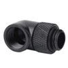 ASHATA Water Cooling Fitting,Tube Fitting 90 Degree Angle Rotary Tube
