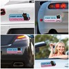 CNhoqc CNhoqc New Student Driver Magnet - 4pcs Funny Black