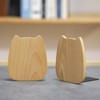 Kaenarie Bookends, Wooden Bookends, Simple Design, Stylish, Cute, Learning for