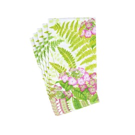 Caspari Fern Garden Guest Towel Napkins - 15 Per Package
