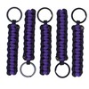 BubbasGarageTv - Paracord Key Chains - 5 Pack (Red)