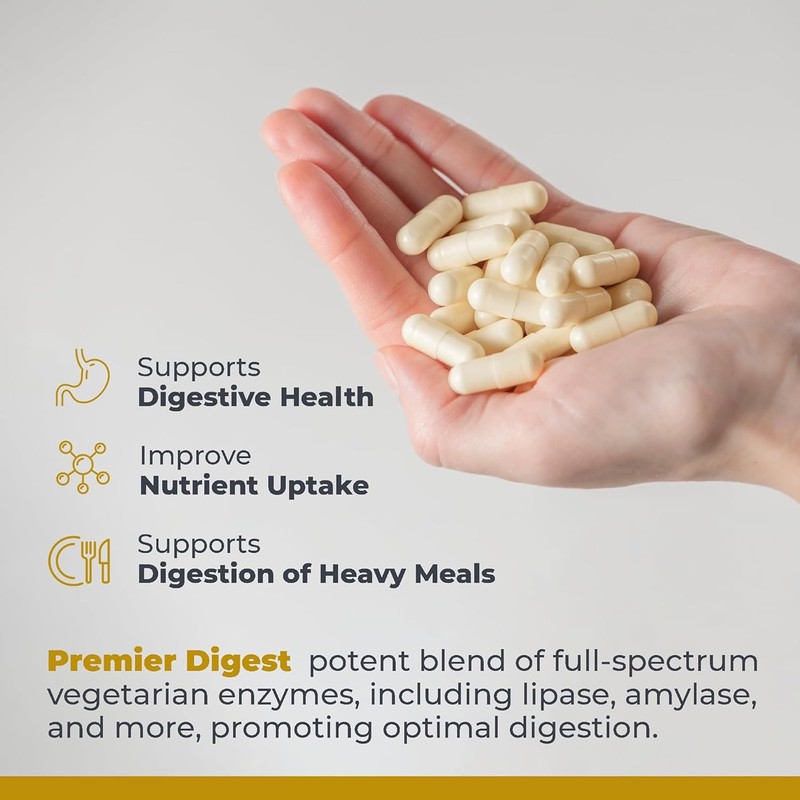 Premier Research Labs Active Digestive Enzymes with Probiotic and Prebiotics