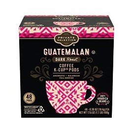 Private Selection Guatemalan Blend Dark Coffee 48 Single Pods