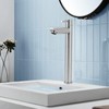Single Cold Water Kitchen Faucet Stainless Steel Single Hole Bathroom