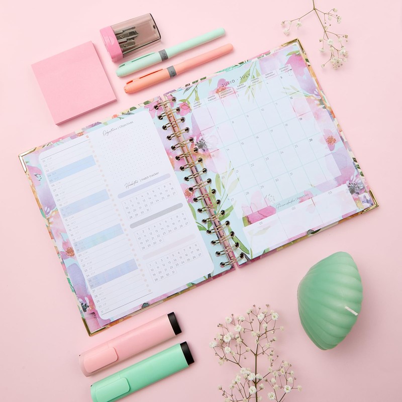 Takenote Academic Diary 2025 2026 - A5 Size (16.5x20.5 cm),